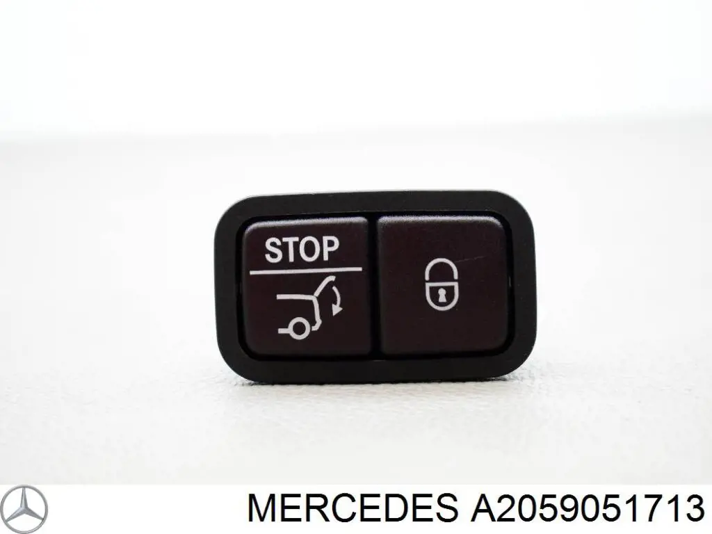 Compre A2059051713 Mercedes Botão de salão de acionamento de tampa de porta-malas (de 3ª/5ª porta (de tampa de alcapão)