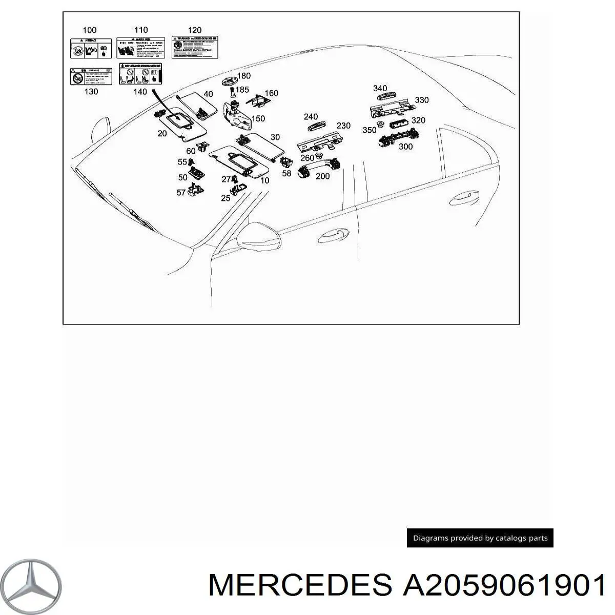 A2059061901 Mercedes 