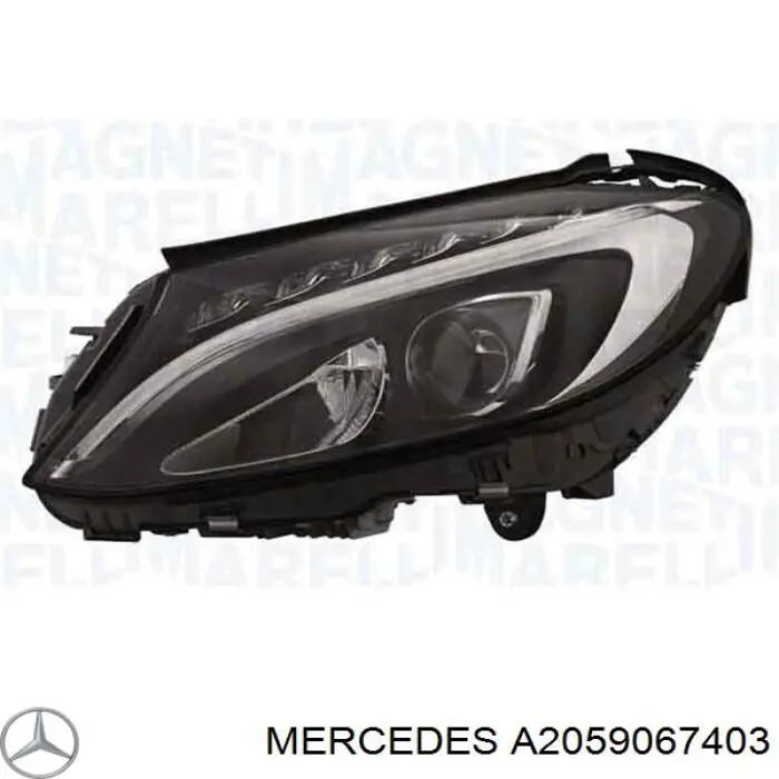 Luz direita Mercedes A2059067403 preço, a partir de 890,45 USD