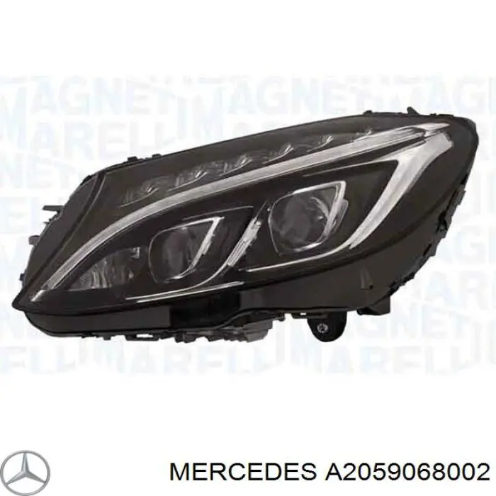 Luz direita Mercedes A2059068002 preço, a partir de 1549,66 USD