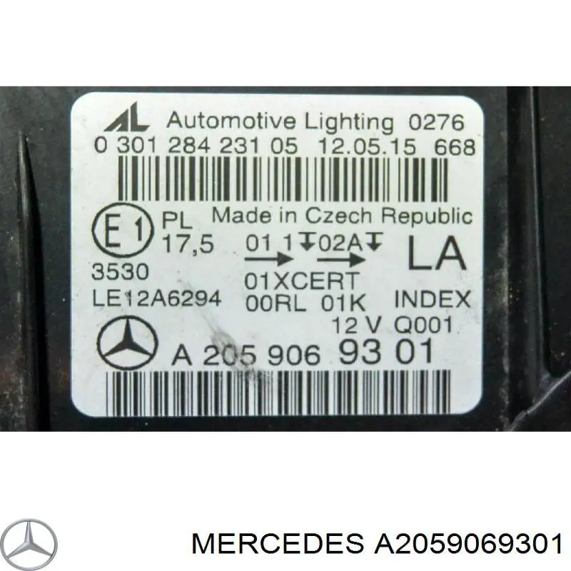 Luz esquerda Mercedes A2059069301 preço, a partir de 184,91 USD