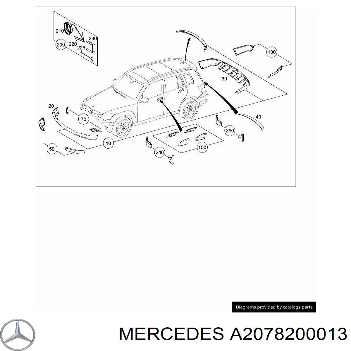 A2078200013 Mercedes 