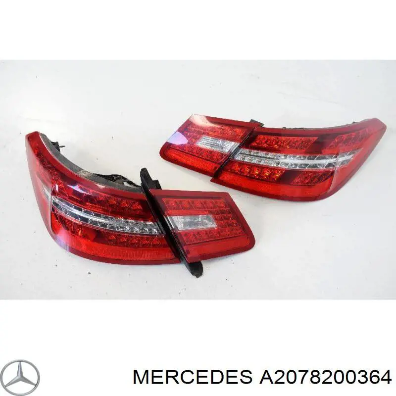 Lanterna traseira esquerda interna Mercedes A2078200364 preço, a partir de 125,99 USD