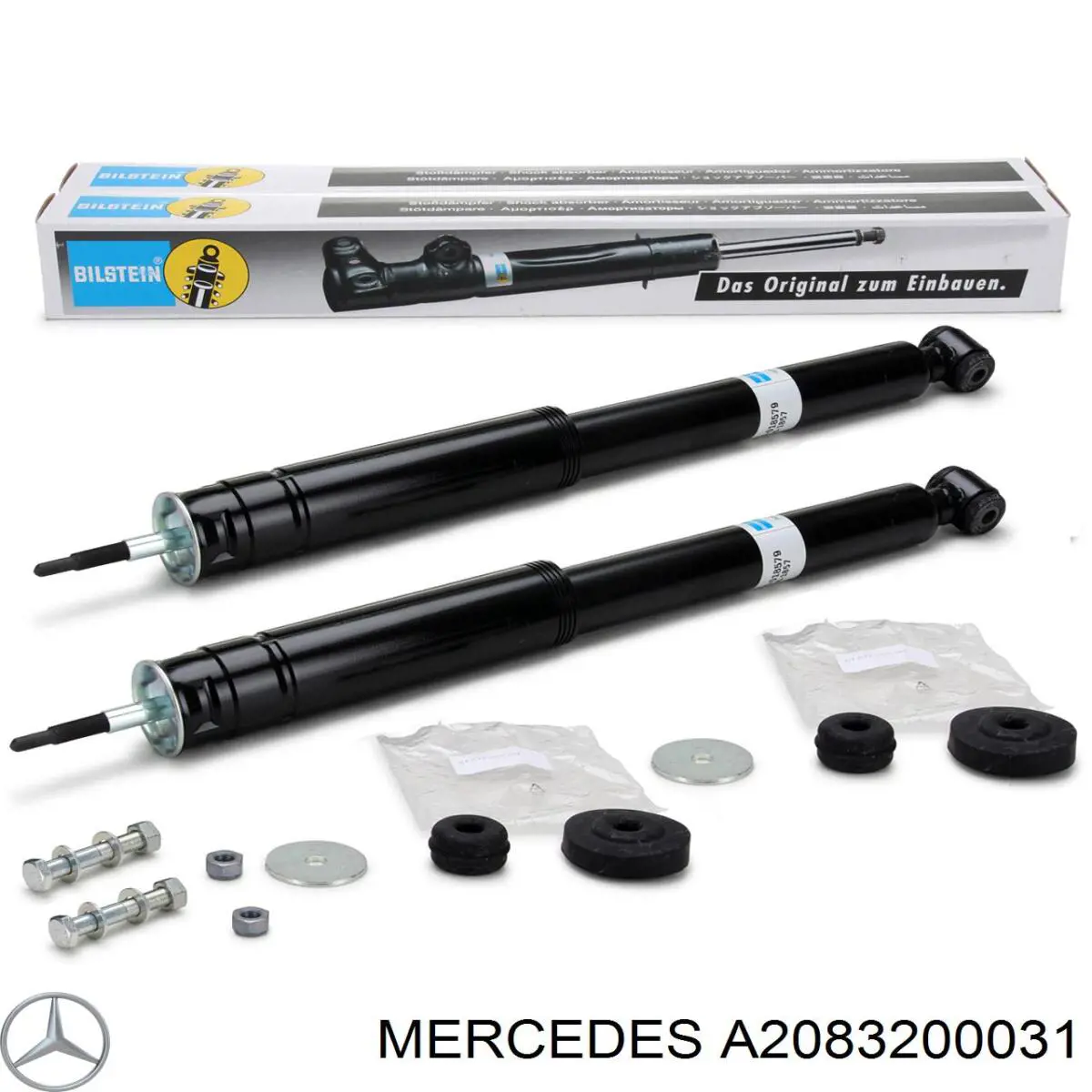 Amortecedor traseiro Mercedes A2083200031 preço, a partir de 77,35 USD