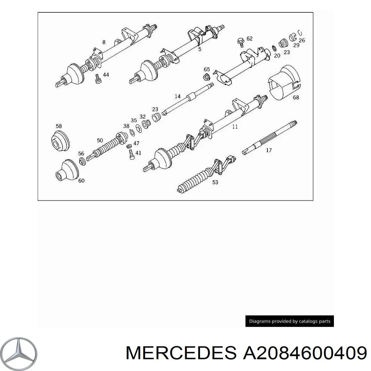 A2084600409 Mercedes 