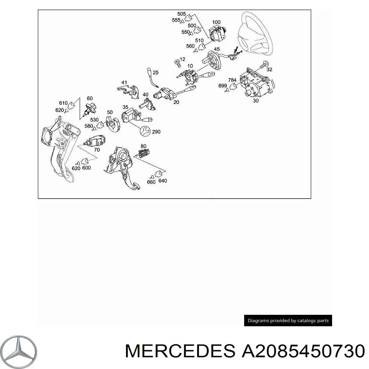A2085450730 Mercedes 