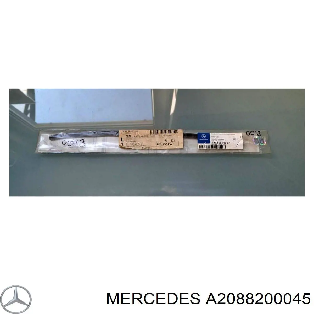 Elástico da escova de limpador pára-brisas de condutor Mercedes A2088200045 preço, a partir de 19,55 USD