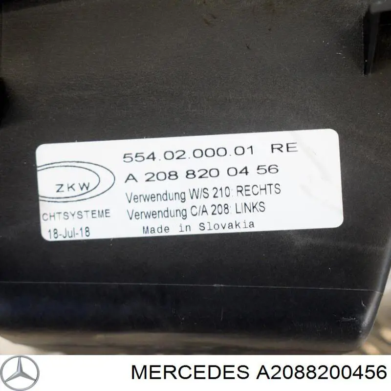  Mercedes A2088200456 preço, a partir de 352,23 USD
