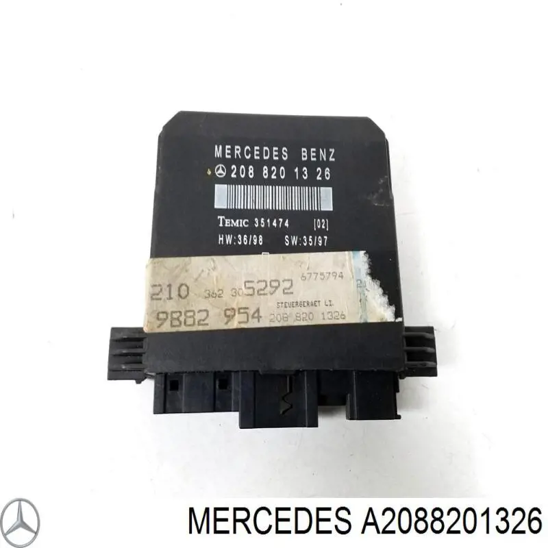 A2088201326 Mercedes Módulo de conforto da porta dianteira