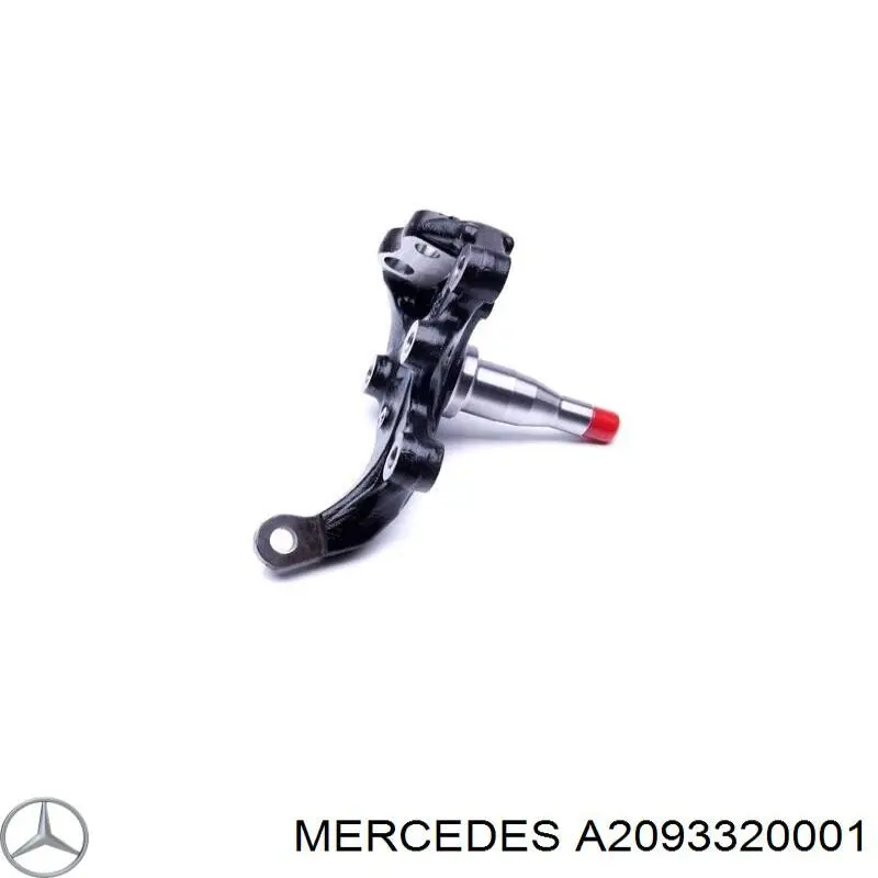 Pino moente (extremidade do eixo) dianteiro esquerdo Mercedes A2093320001 preço, a partir de 75,04 USD