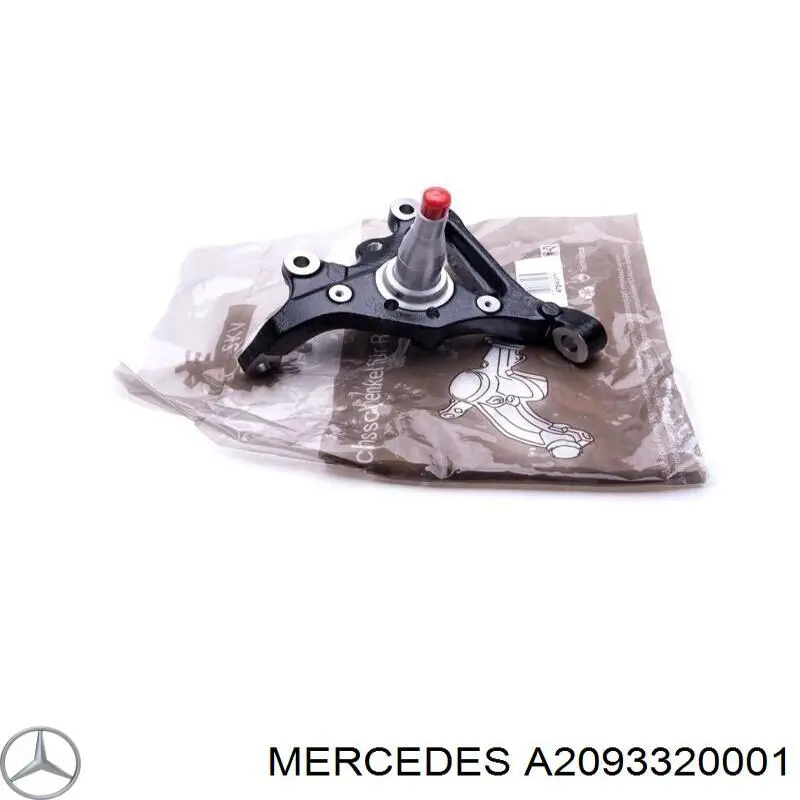 A2093320001 Mercedes Pino moente (extremidade do eixo) dianteiro esquerdo
