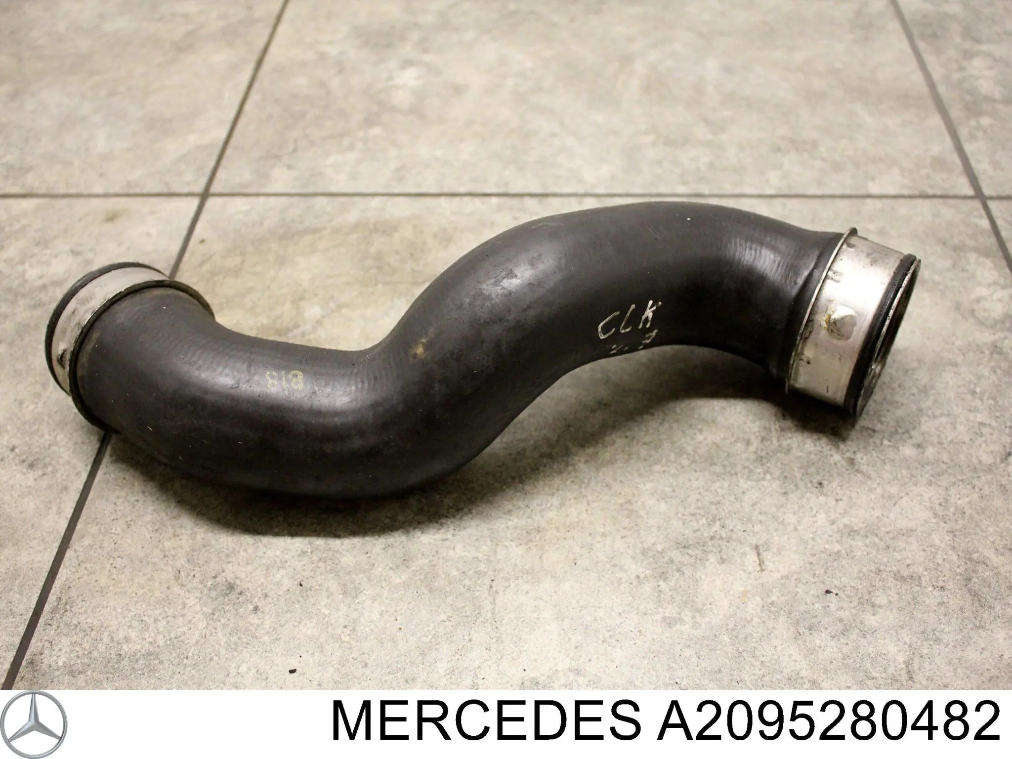 A2095280482 Mercedes Mangueira (cano derivado) de intercooler