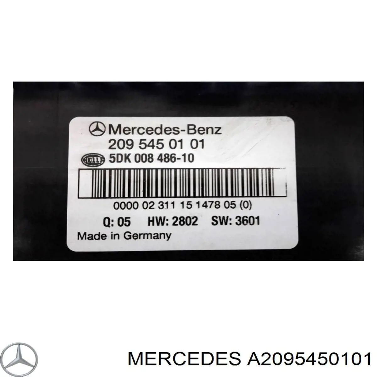 Unidade de controlo de sinais SAM Mercedes A2095450101 preço, a partir de 139,61 USD