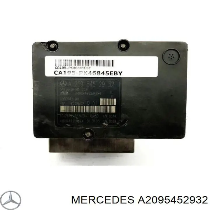 A2095452932 Mercedes Unidade hidráulico de controlo ABS