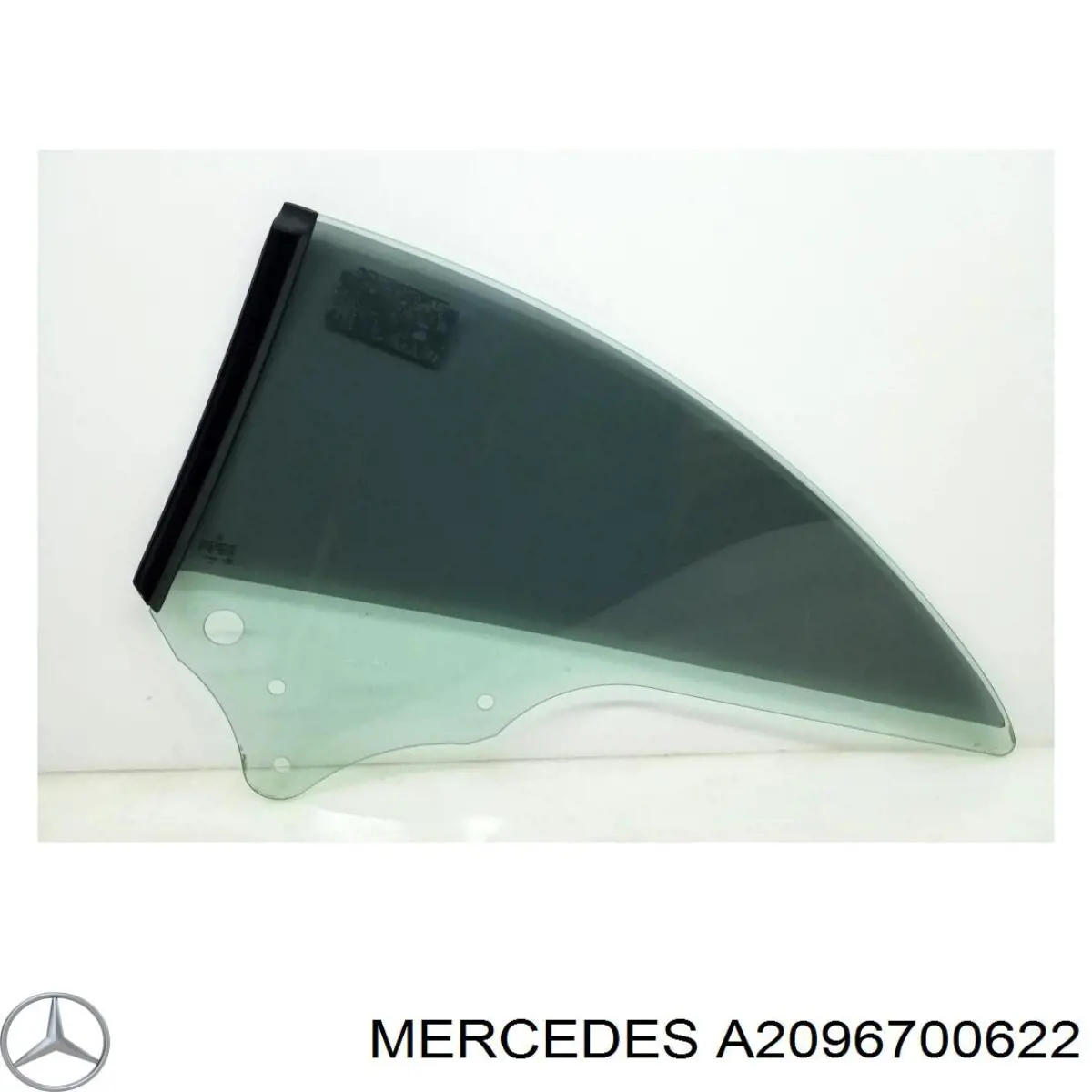 Compre A2096700622 Mercedes Moldura superior de pára-brisas