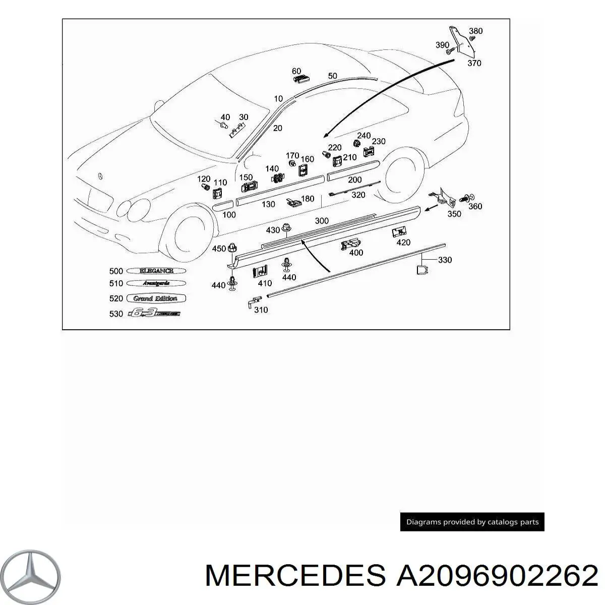  Mercedes A20969022629744 preço, a partir de 179,15 USD
