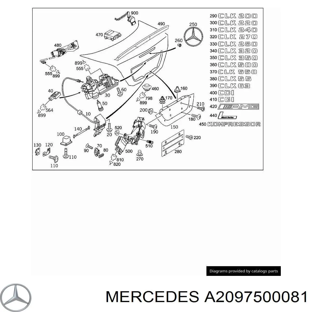 A2097500081 Mercedes 