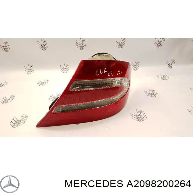 A2098200264 Mercedes Lanterna traseira direita