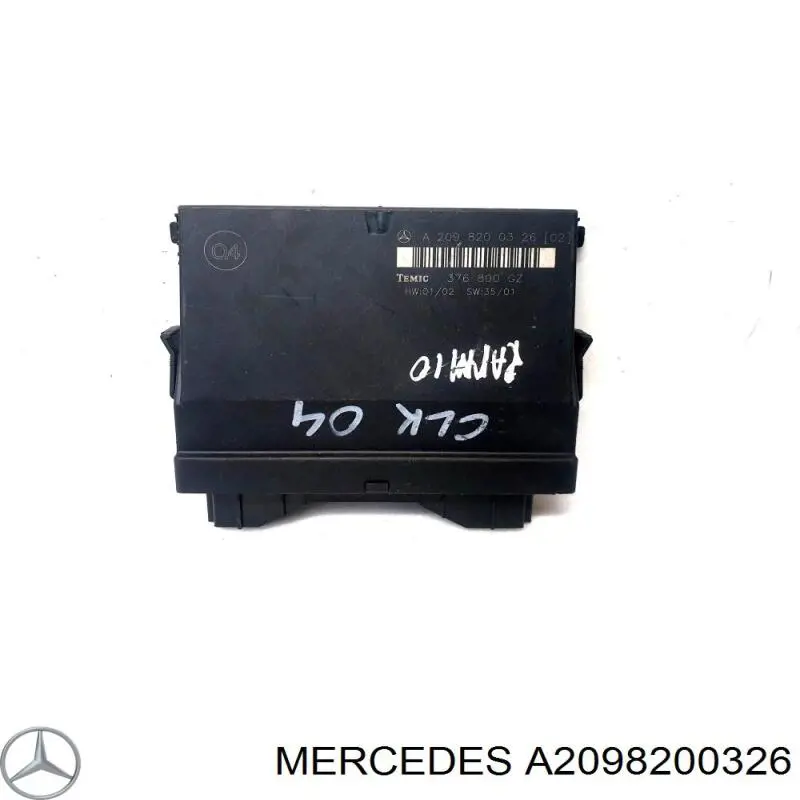 2098205926 Mercedes Unidade de controlo de sinais SAM