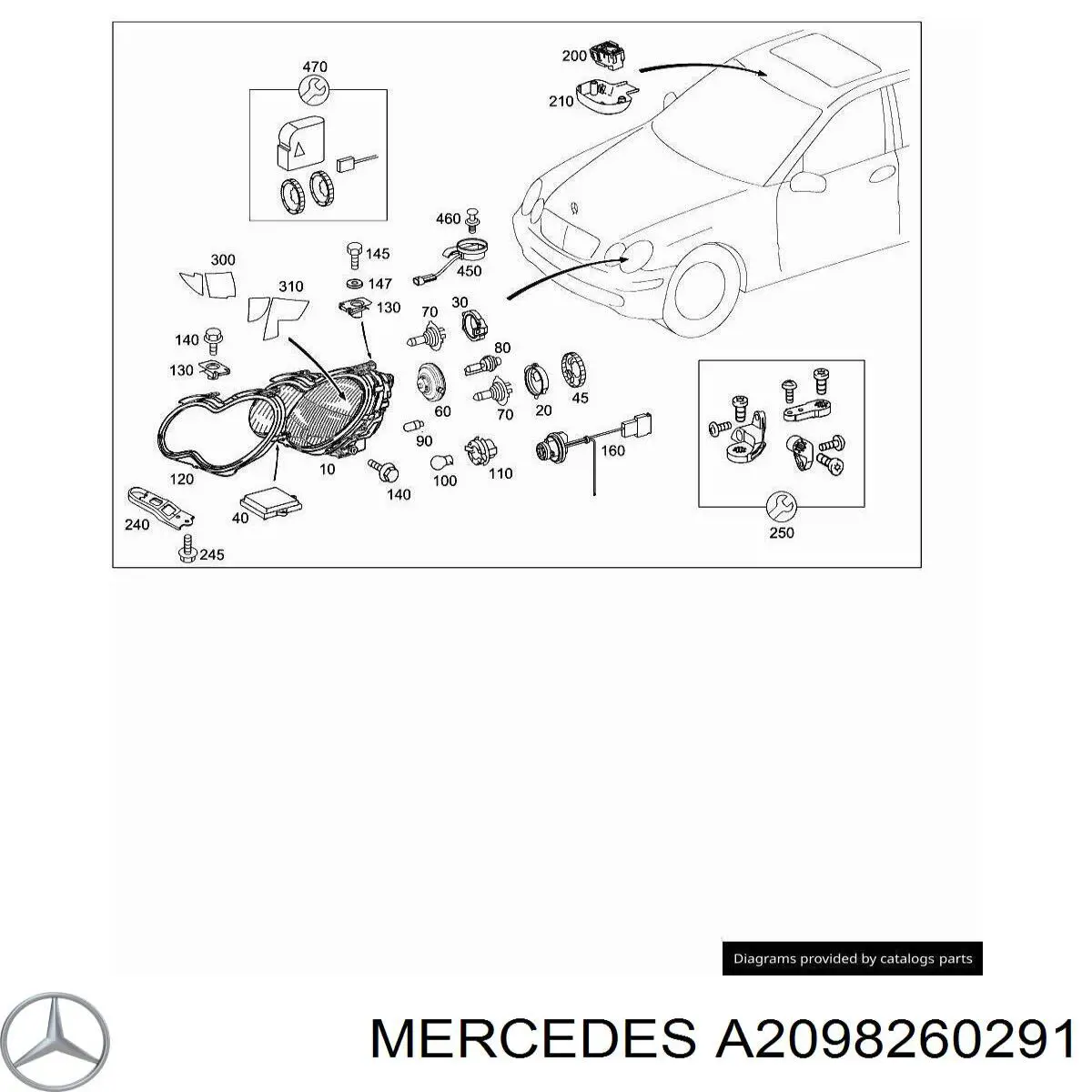 A2098260291 Mercedes 