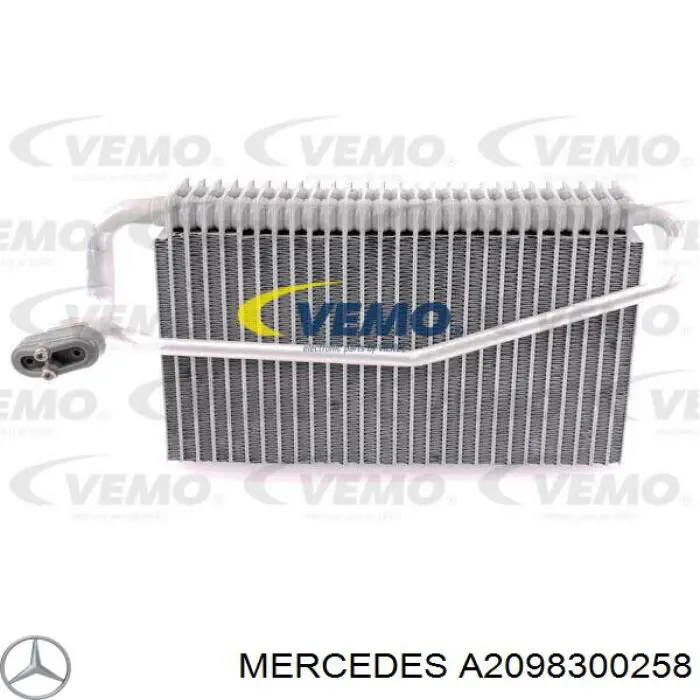 A2098300258 Mercedes Vaporizador de aparelho de ar condicionado