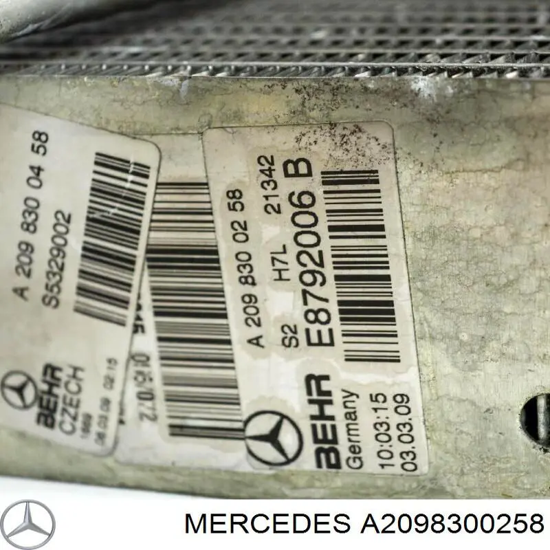 Vaporizador de aparelho de ar condicionado Mercedes A2098300258 preço, a partir de 98,41 USD