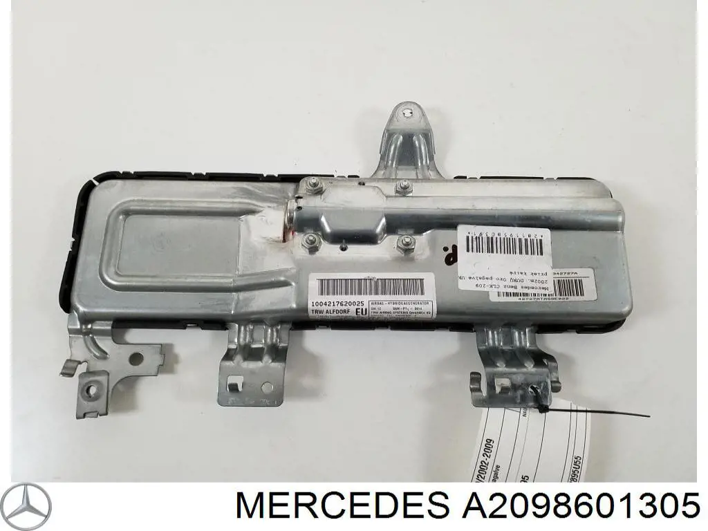 A2098601305 Mercedes Cinto de segurança (AIRBAG) da porta dianteira esquerda