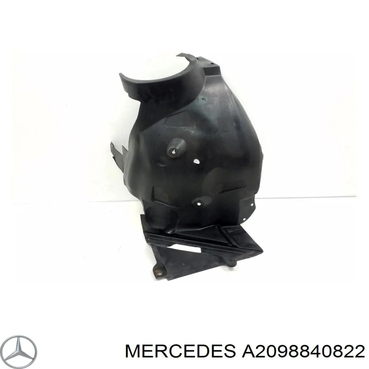 A2098840822 Mercedes Guarda-barras direito traseiro do pára-lama dianteiro