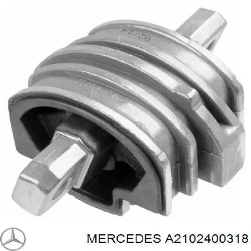 A2102400318 Mercedes Coxim de transmissão (suporte da caixa de mudança)