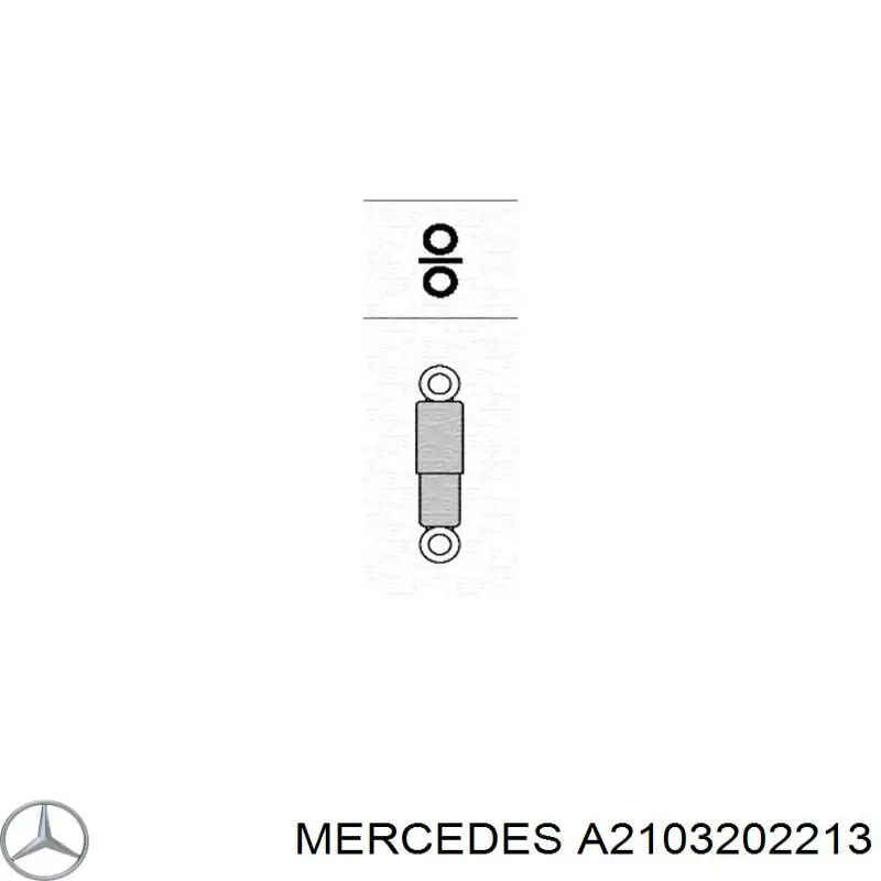 Amortecedor traseiro Mercedes A2103202213 preço, a partir de 308,52 USD
