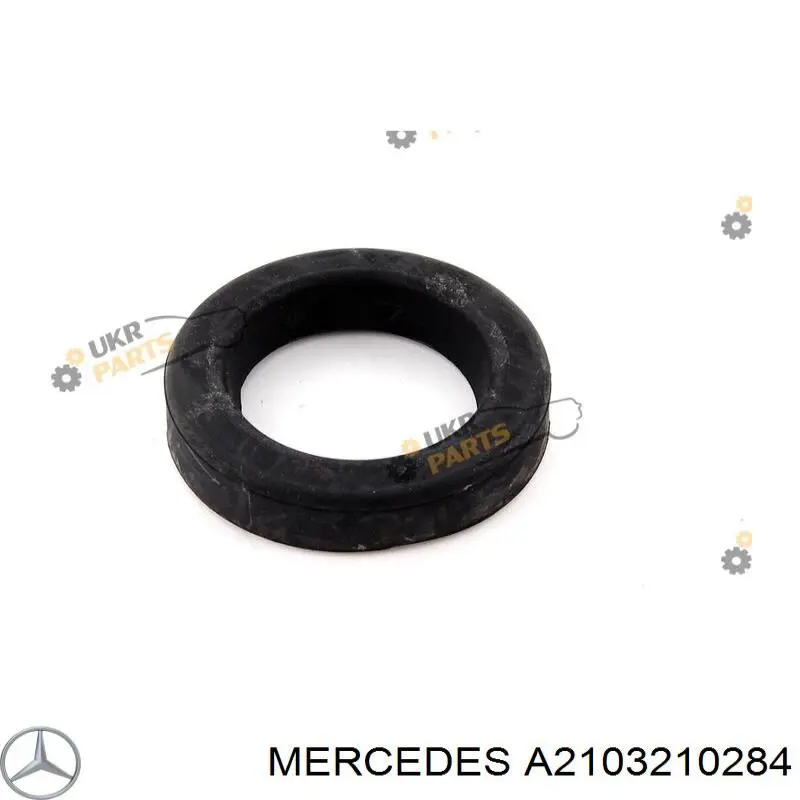 A2103210284 Mercedes Espaçador (anel de borracha) da mola dianteira superior