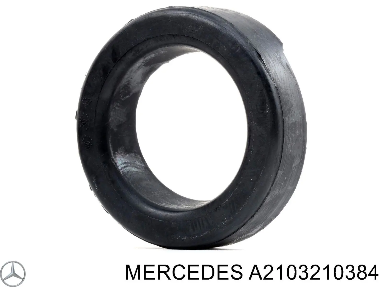 A2103210384 Mercedes Espaçador (anel de borracha) da mola dianteira superior