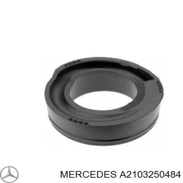 A2103250484 Mercedes Espaçador (anel de borracha) da mola traseira superior