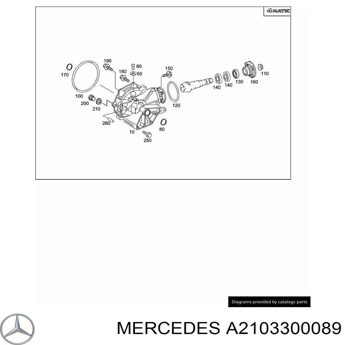 A2103300089 Mercedes 
