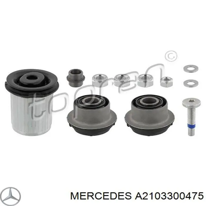 Bloco silencioso dianteiro do braço oscilante inferior Mercedes A2103300475 preço, a partir de 60,33 USD