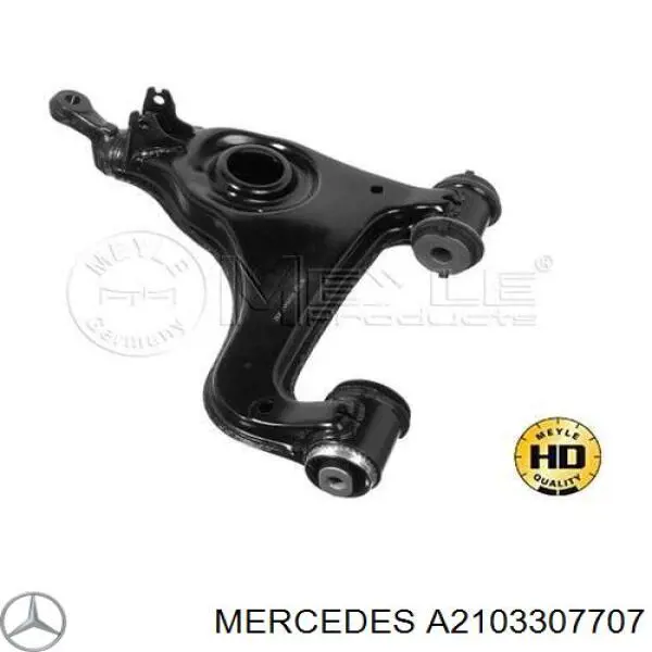 A2103307707 Mercedes Braço oscilante inferior direito de suspensão dianteira