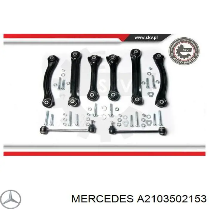 Barra transversal de suspensão traseira Mercedes A2103502153 preço, a partir de 40,90 USD