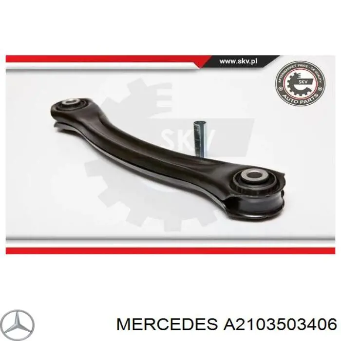 Braço oscilante superior esquerdo/direito de suspensão traseira Mercedes A2103503406 preço, a partir de 37,46 USD