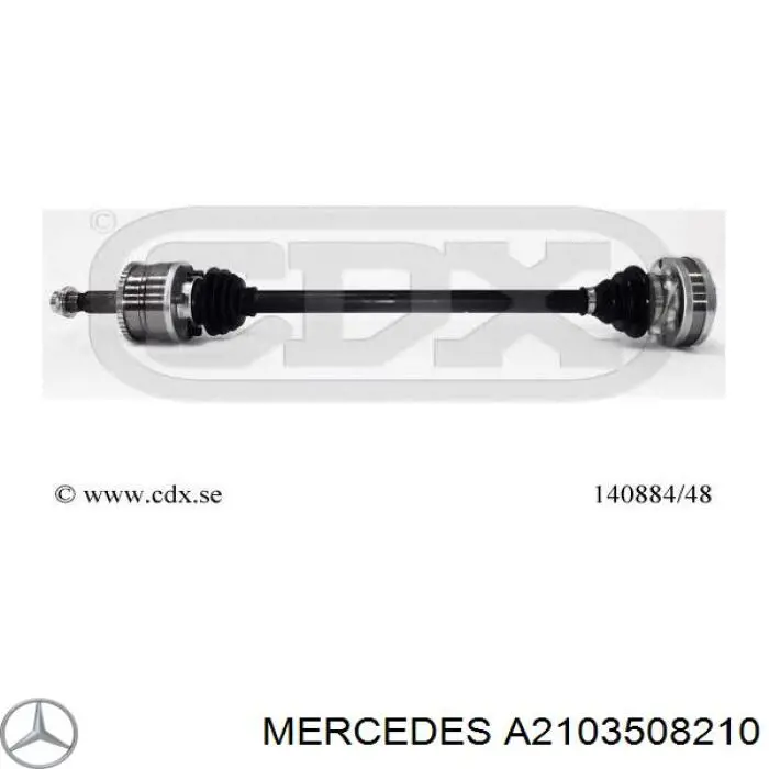 A2103508210 Mercedes Semieixo traseiro