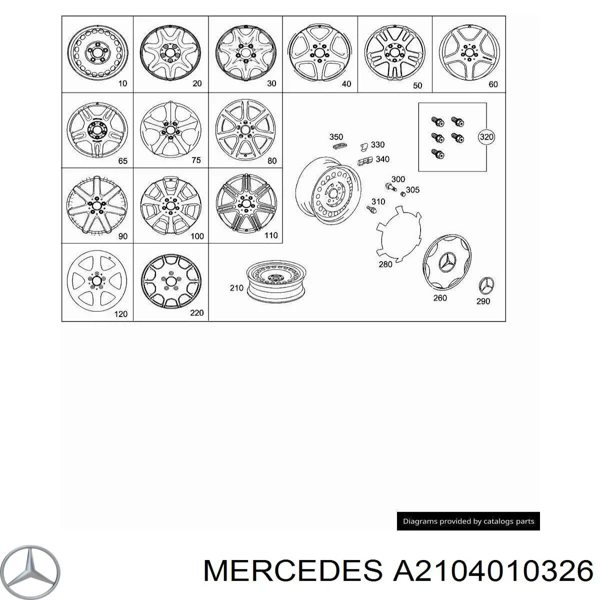 A2104010326 Mercedes 