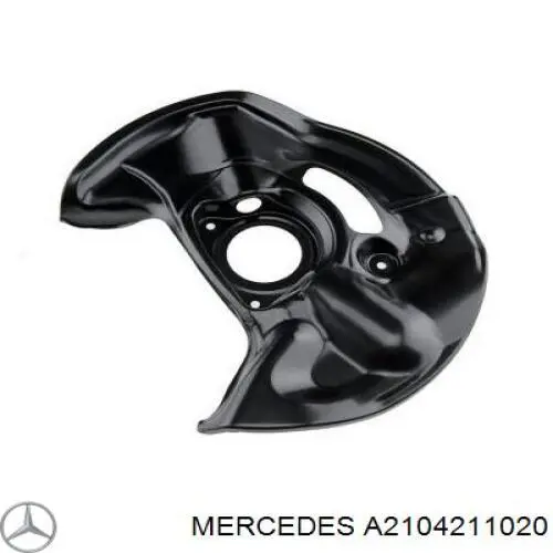 A2104211020 Mercedes Proteção do freio de disco dianteiro esquerdo