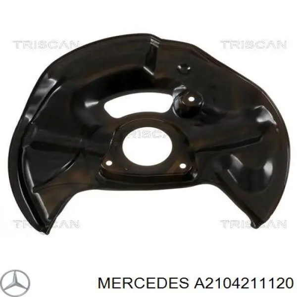 A2104211120 Mercedes Proteção do freio de disco dianteiro direito
