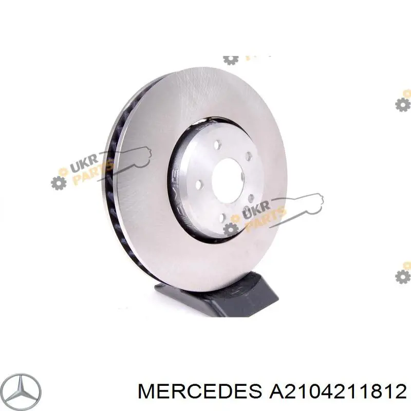 Compre A2104211812 Mercedes Disco do freio dianteiro