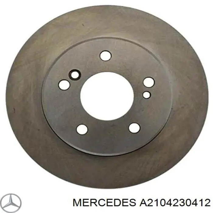 A2104230412 Mercedes Disco do freio traseiro