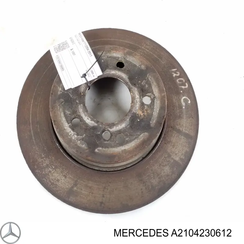 Compre A2104230612 Mercedes Disco do freio traseiro