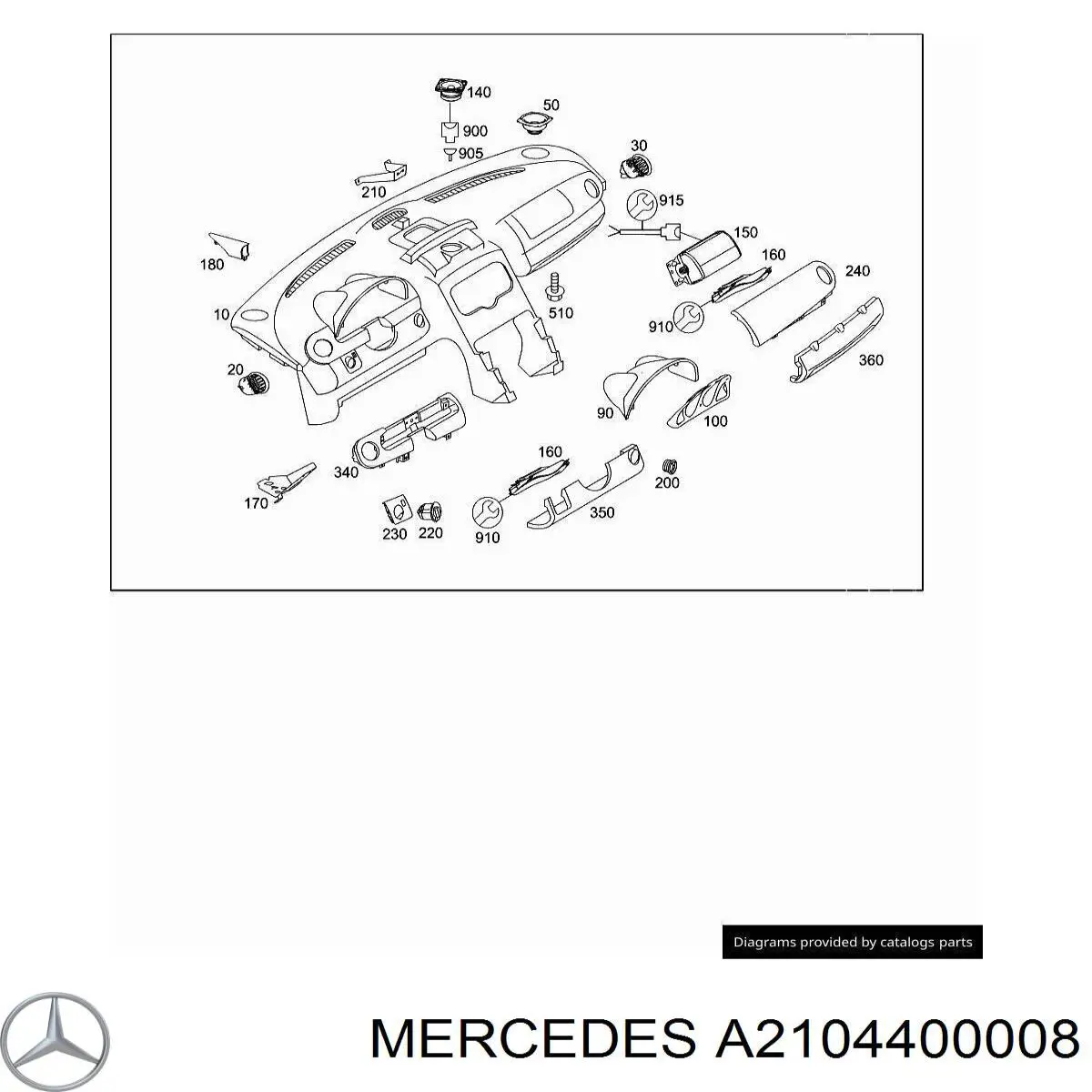 A2104400008 Mercedes 