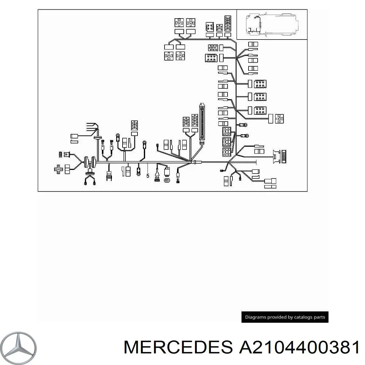A2104400381 Mercedes 