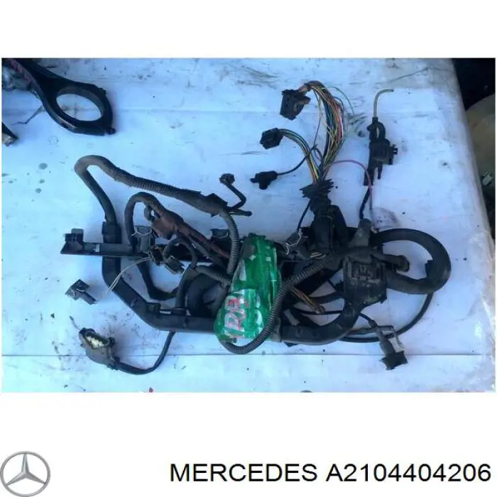 Fios isolados da seção de motor A2104404206 Mercedes
