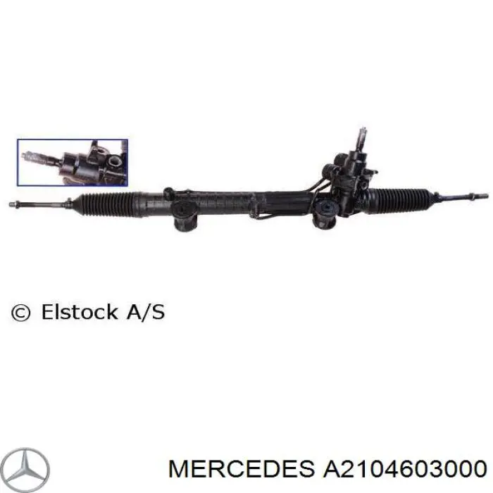 A2104603000 Mercedes Cremalheira da direção