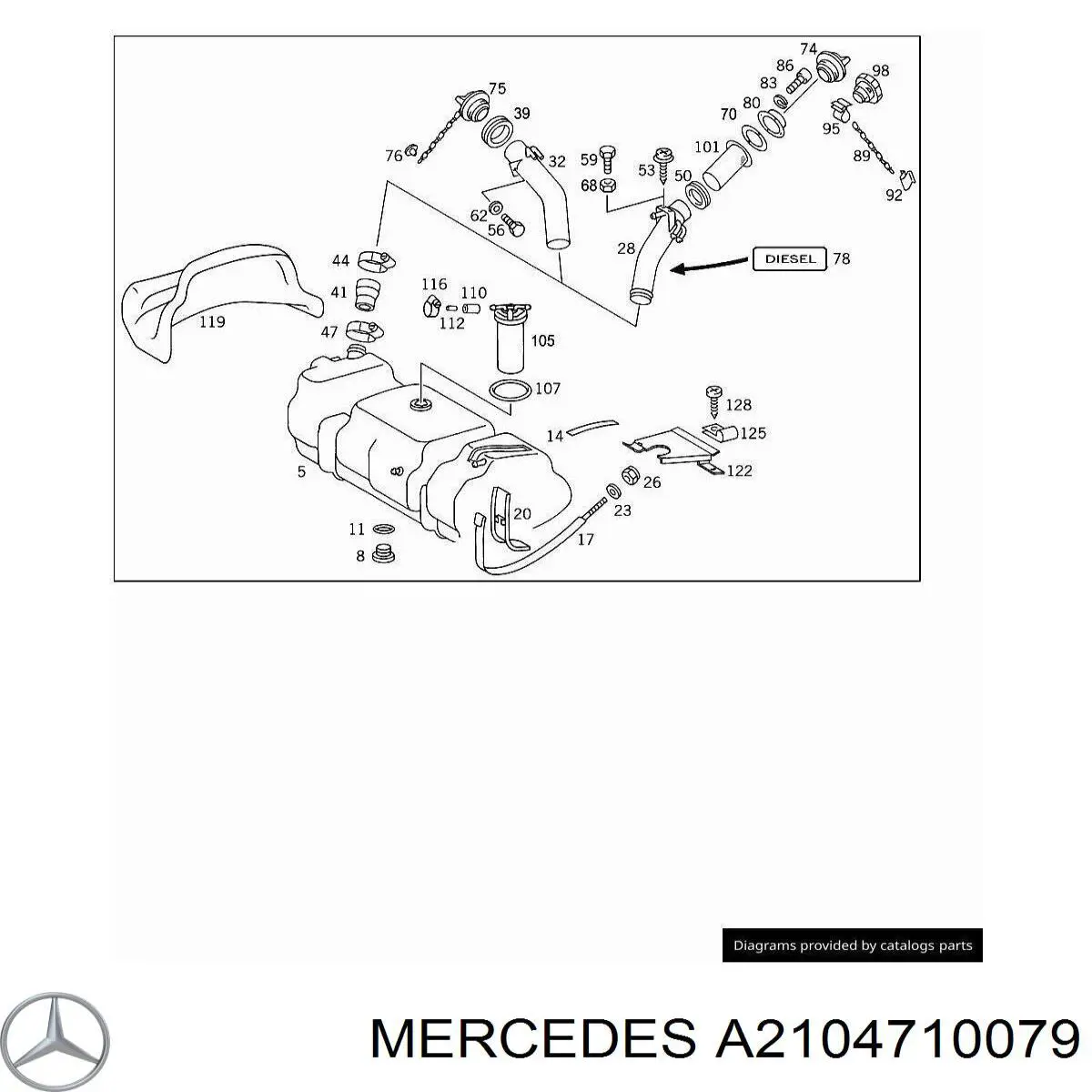 A2104710079 Mercedes 